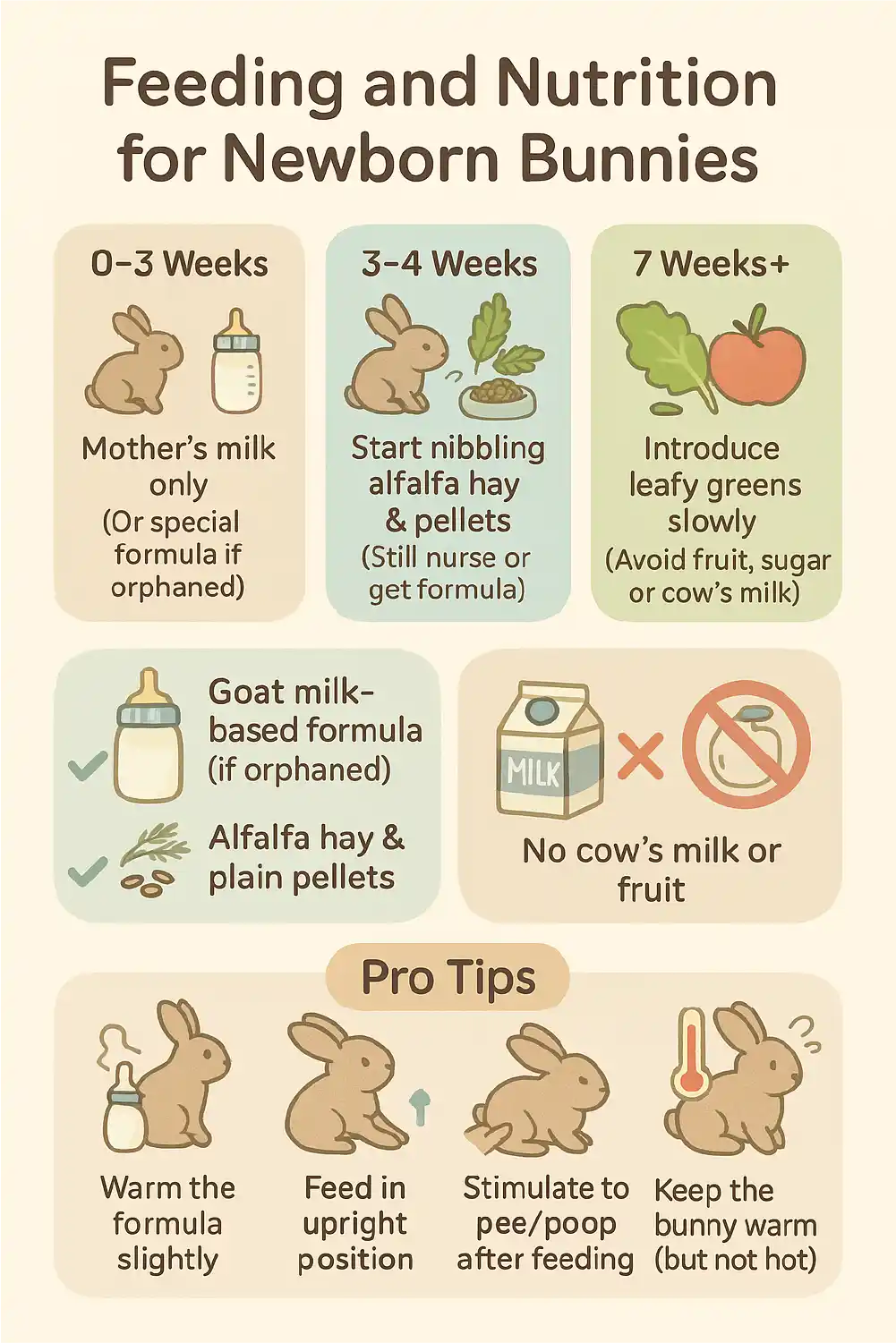 Feeding and Nutrition for Newborn Bunnies-Care for newborn bunnies Feeding and Nutrition for Newborn Bunnies-Care for newborn bunnies