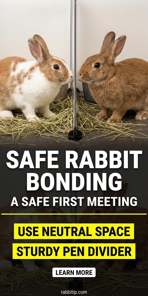 Do rabbits need a companion, rabbit bonding introduction in neutral territory with pen divider